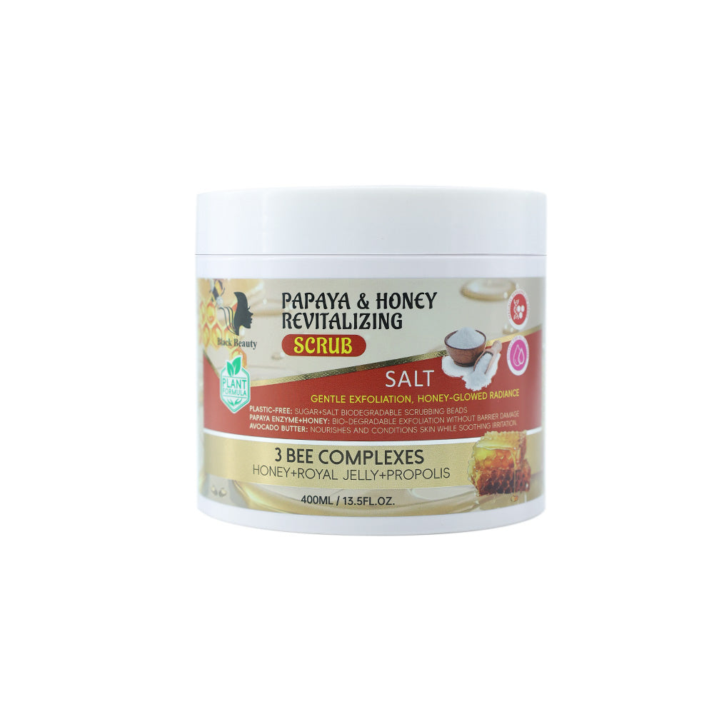 Black Beauty Hair Papaya & Honey Revitalizing Scrub