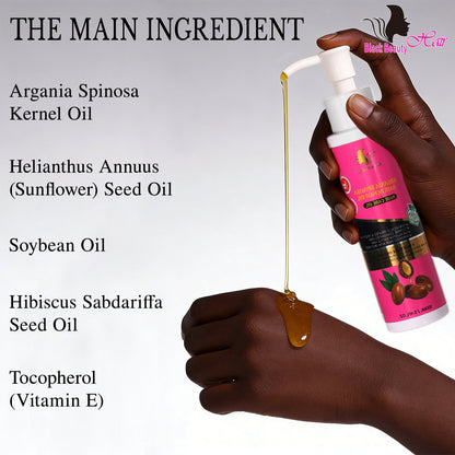 Black Beauty Hair Argania Spinosa Hair Repair Oil