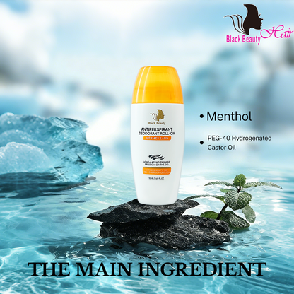 Black Beauty Hair Antiperspirant Deodorant Roll-On Hermes Land