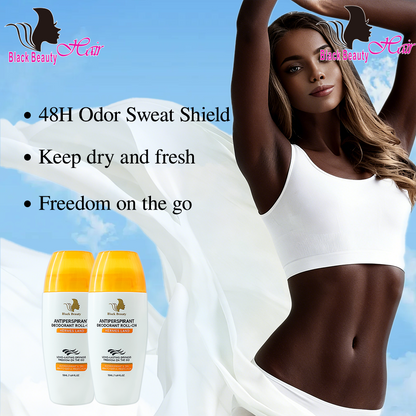 Black Beauty Hair Antiperspirant Deodorant Roll-On Hermes Land