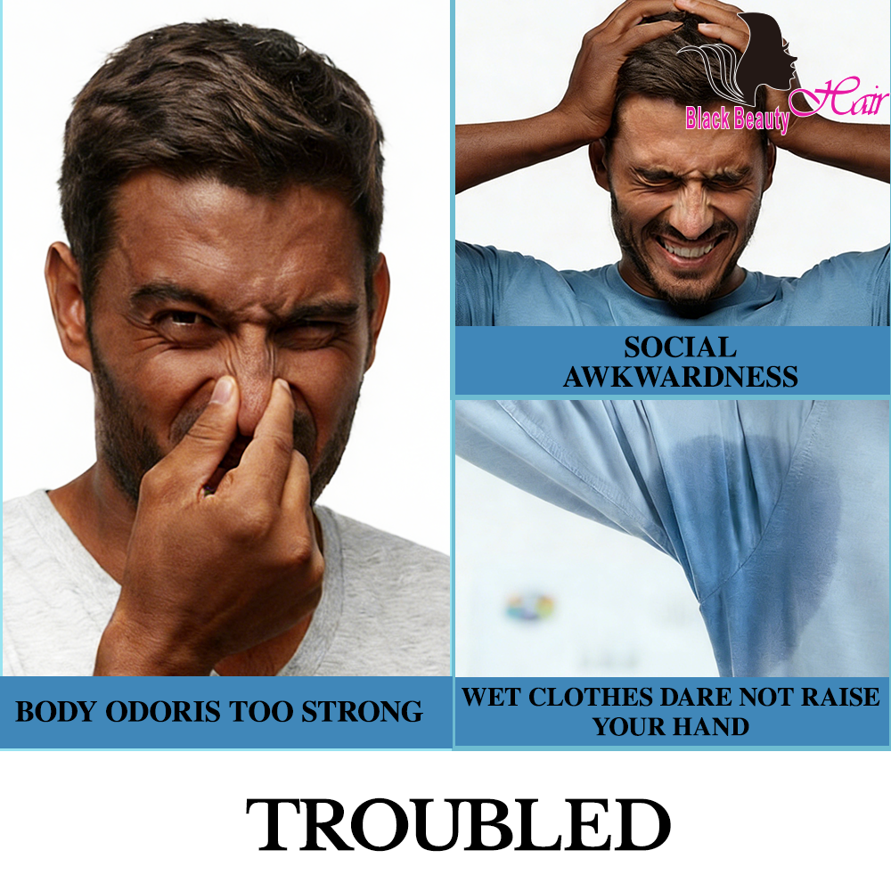 Black Beauty Hair Antiperspirant Deodorant Roll-On Hermes Land