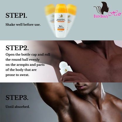 Black Beauty Hair Antiperspirant Deodorant Roll-On Hermes Land