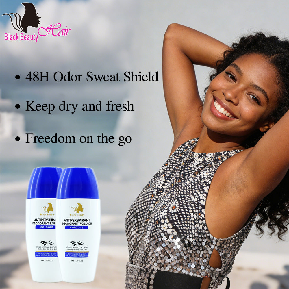 Black Beauty Hair Antiperspirant Deodorant Roll-On Cologne