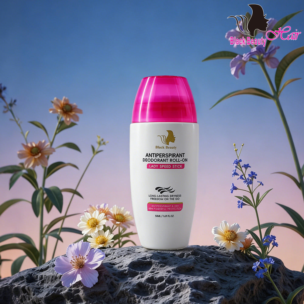 Black Beauty Hair Antiperspirant Deodorant Roll-On Lady Speed Stick