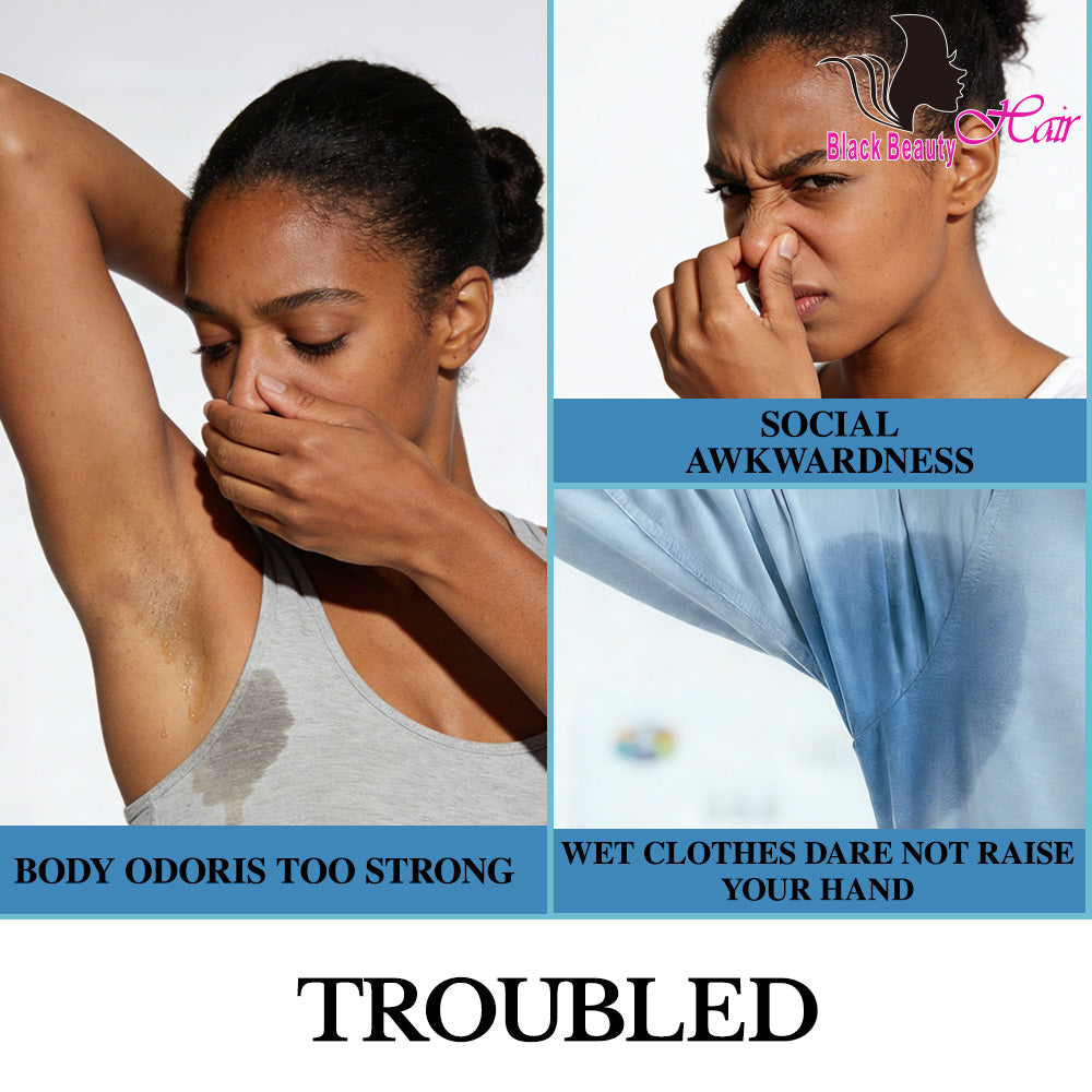 Black Beauty Hair Antiperspirant Deodorant Roll-On Lady Speed Stick