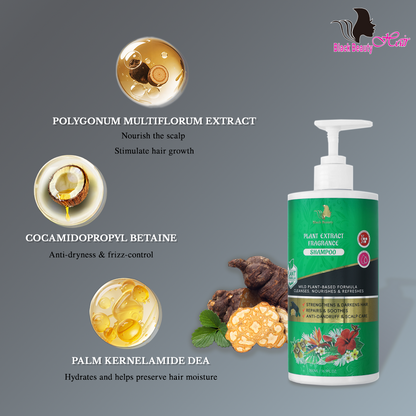 Black Beauty Hair Plant Extract Fragrance Shampoo