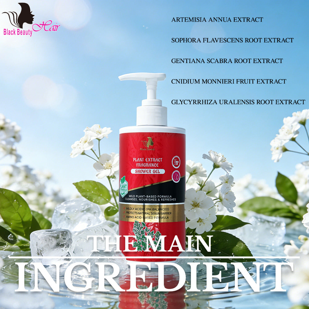 Black Beauty Hair Plant Extract Fragrance Shower Gel