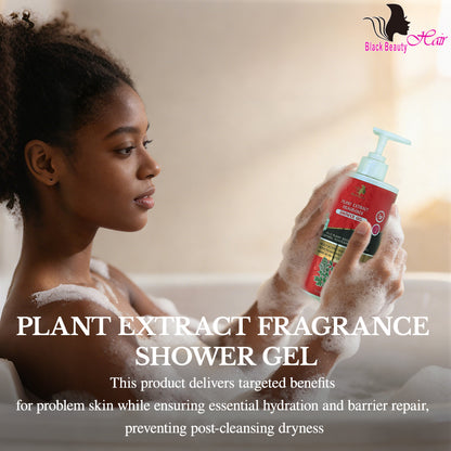 Black Beauty Hair Plant Extract Fragrance Shower Gel
