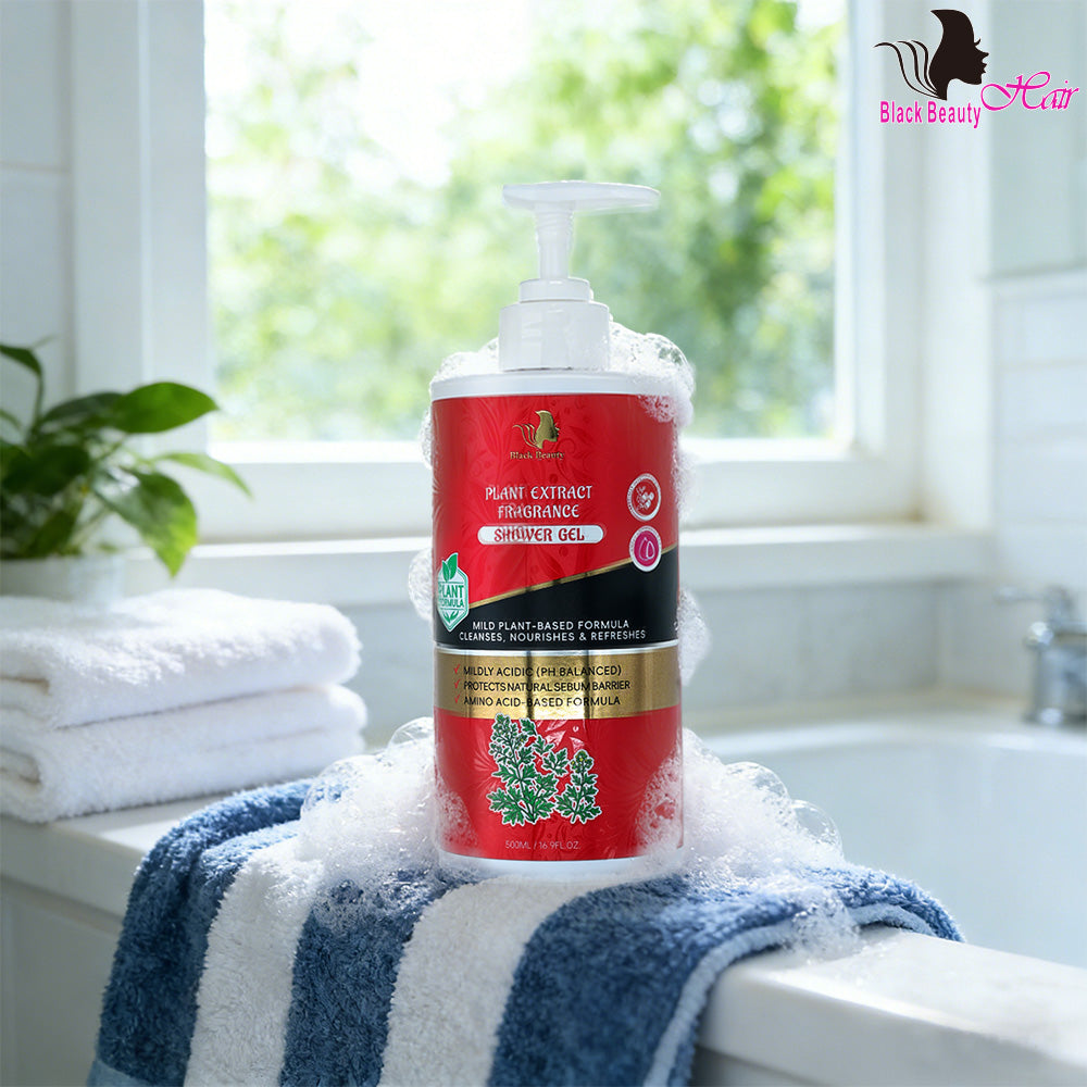 Black Beauty Hair Plant Extract Fragrance Shower Gel