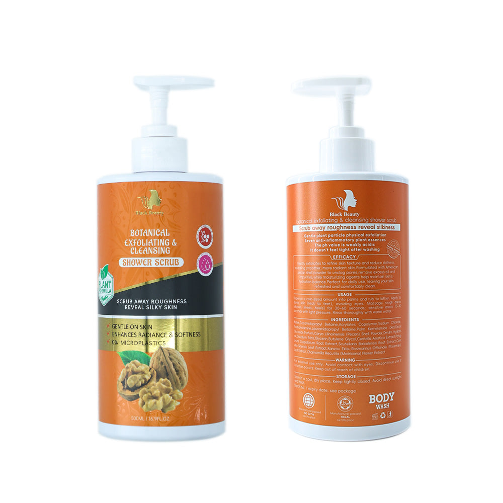 Black Beauty Hair Botanical Exfoliating & Cleansing Shower Scrub