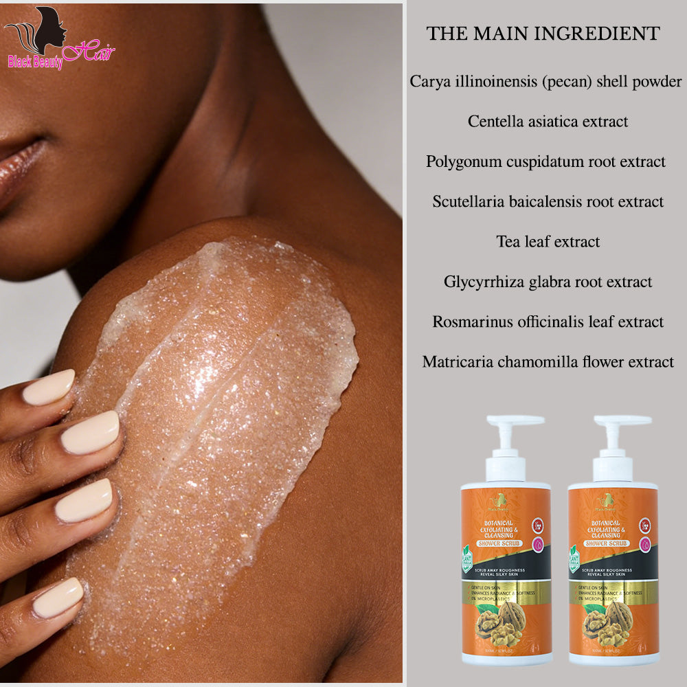 Black Beauty Hair Botanical Exfoliating & Cleansing Shower Scrub