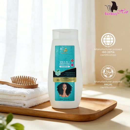 Black Beauty Hair Wig 3-in-1 Smoothing Shampoo
