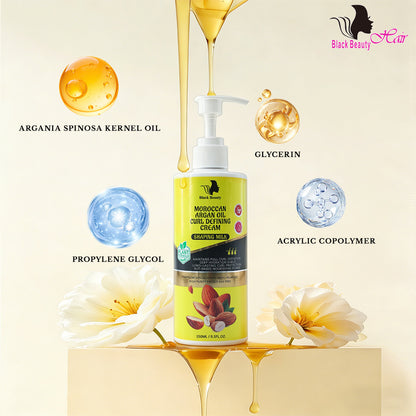 Black Beauty Hair Morocca Argan Oil Curl Defining Cream