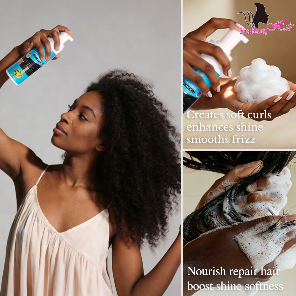Black Beauty Hair Argan Oil Styling Shine Mousse