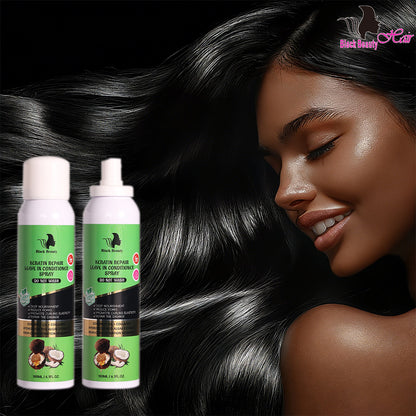 Black Beauty Hair Keratin Repair Leave-In Conditioner Spray