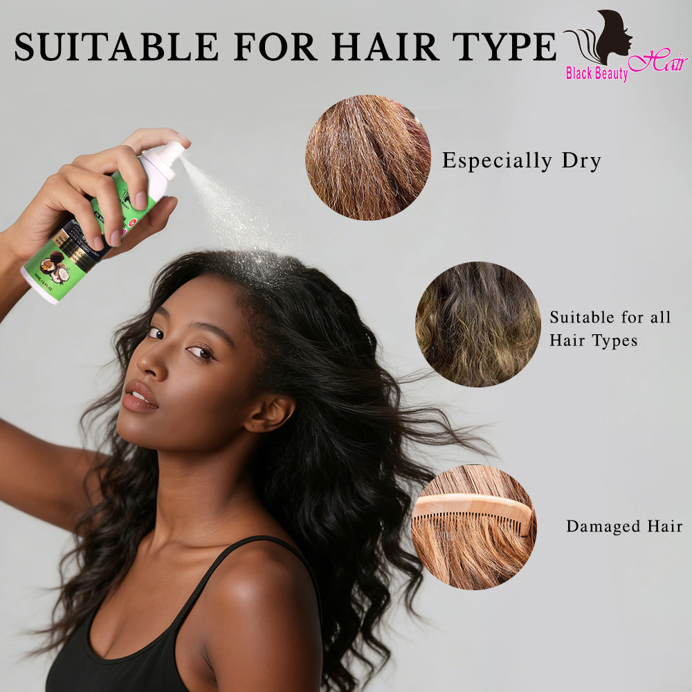 Black Beauty Hair Keratin Repair Leave-In Conditioner Spray
