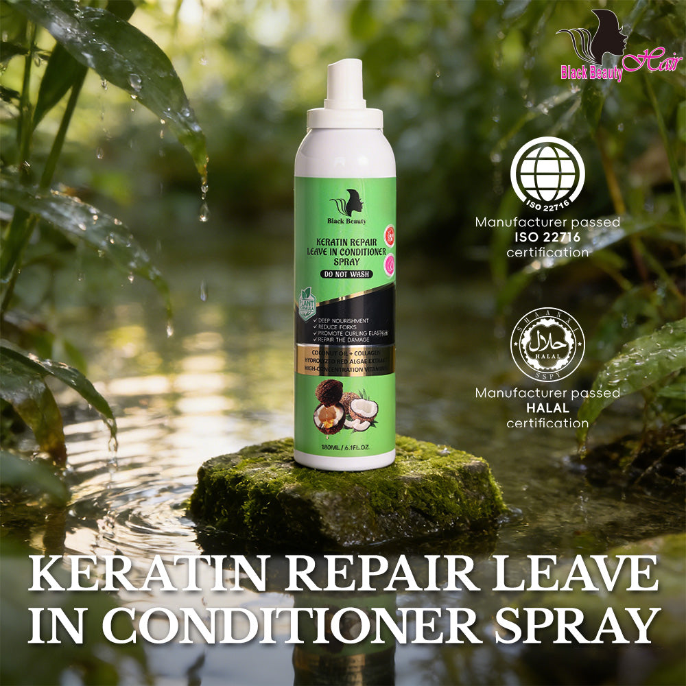 Black Beauty Hair Keratin Repair Leave-In Conditioner Spray