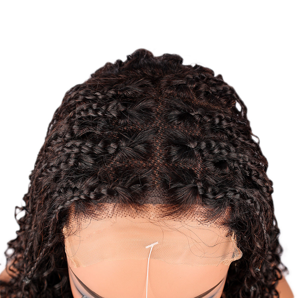 Black Beauty Hair 5×5 transparent lace closure Vietnam raw hair SDD braid pixie curl
