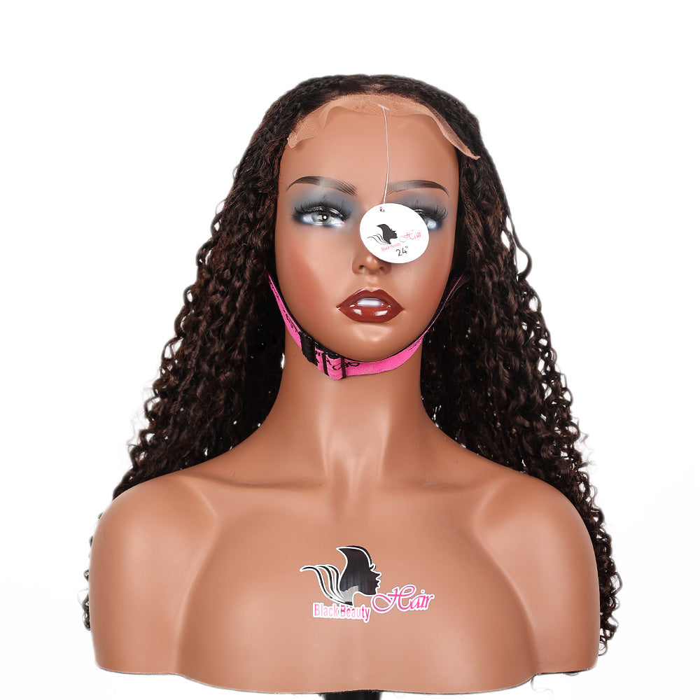 Black Beauty Hair 5×5 transparent lace closure Vietnam raw hair SDD braid pixie curl  black and brown