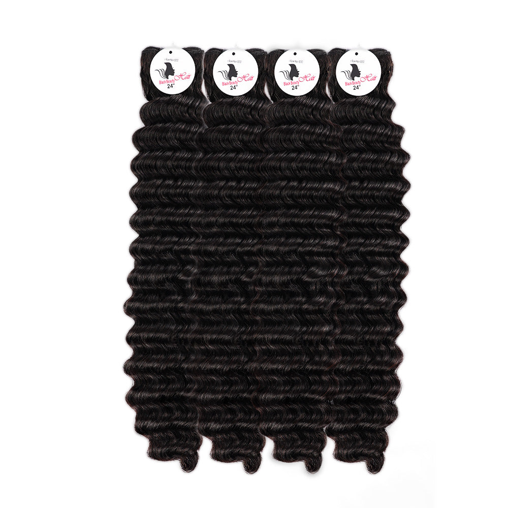 Black Beauty Hair Deep Wave Remy Hair Human Hair Bundles SDD BUNDELS 4 Bundles