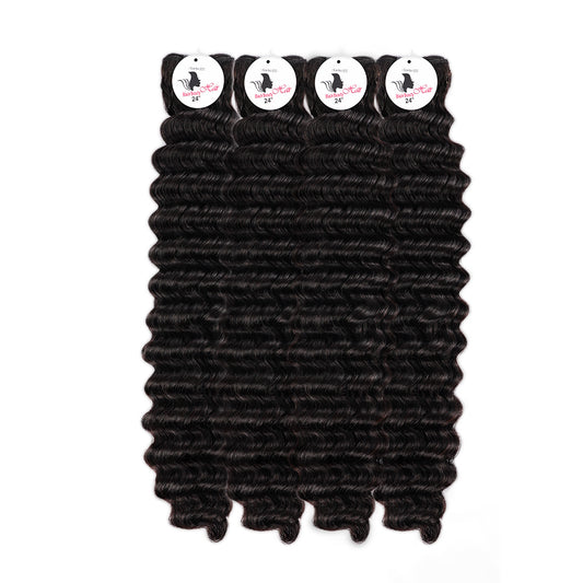 Black Beauty Hair Deep Wave Remy Hair Human Hair Bundles SDD BUNDELS 4 Bundles
