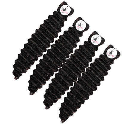 Black Beauty Hair Deep Wave Remy Hair Human Hair Bundles SDD BUNDELS 4 Bundles
