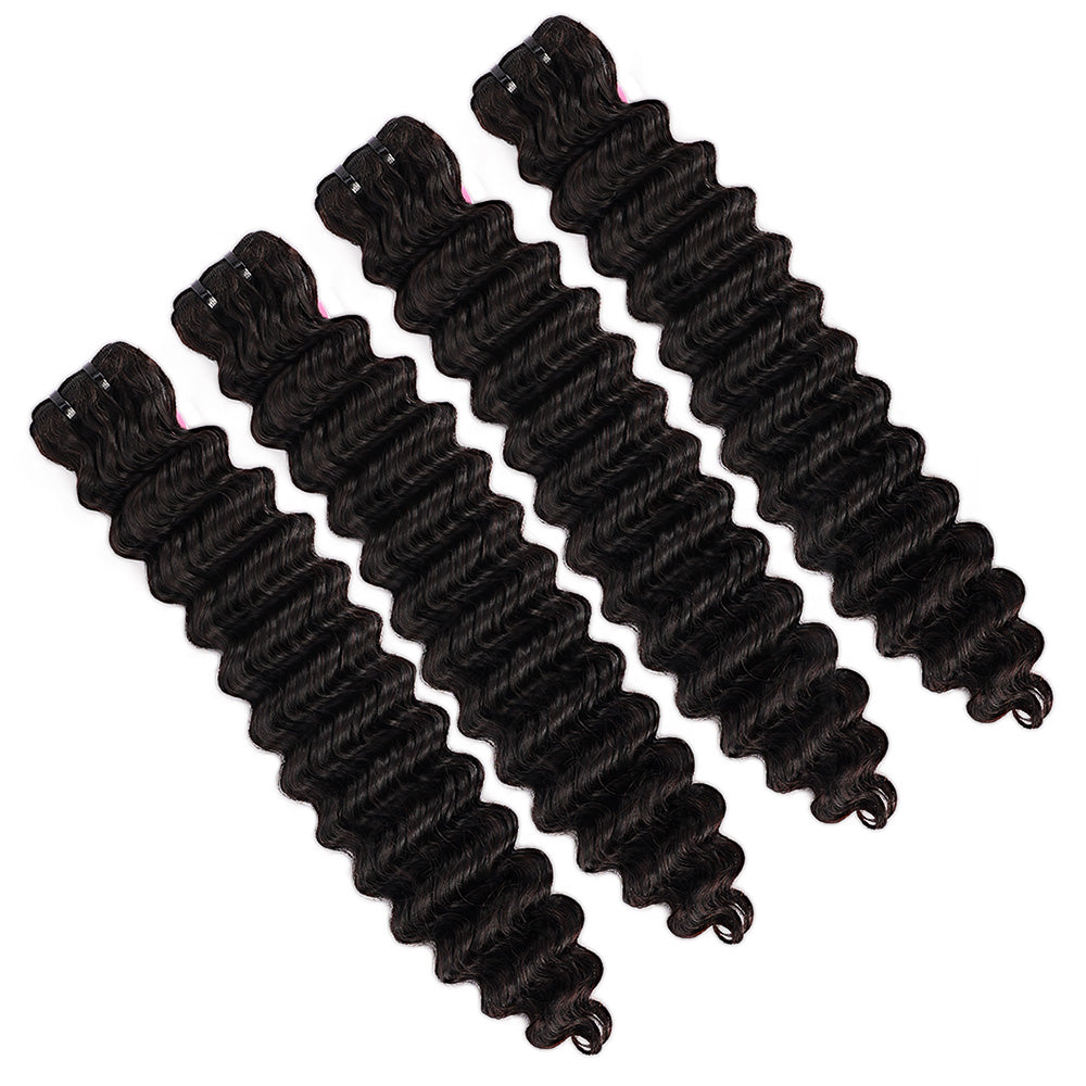 Black Beauty Hair Deep Wave Remy Hair Human Hair Bundles SDD BUNDELS 4 Bundles