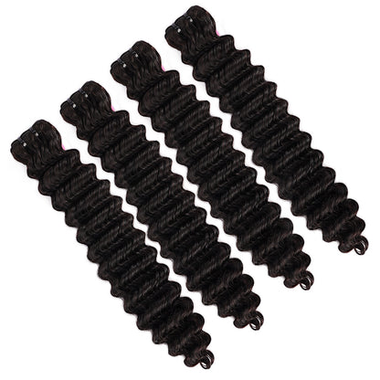 Black Beauty Hair Deep Wave Remy Hair Human Hair Bundles SDD BUNDELS 4 Bundles