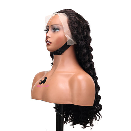 Black Beauty Hair 13X4 LACE Raw Hair SDD 350% Density Funmi Wig Natura Loose Deep