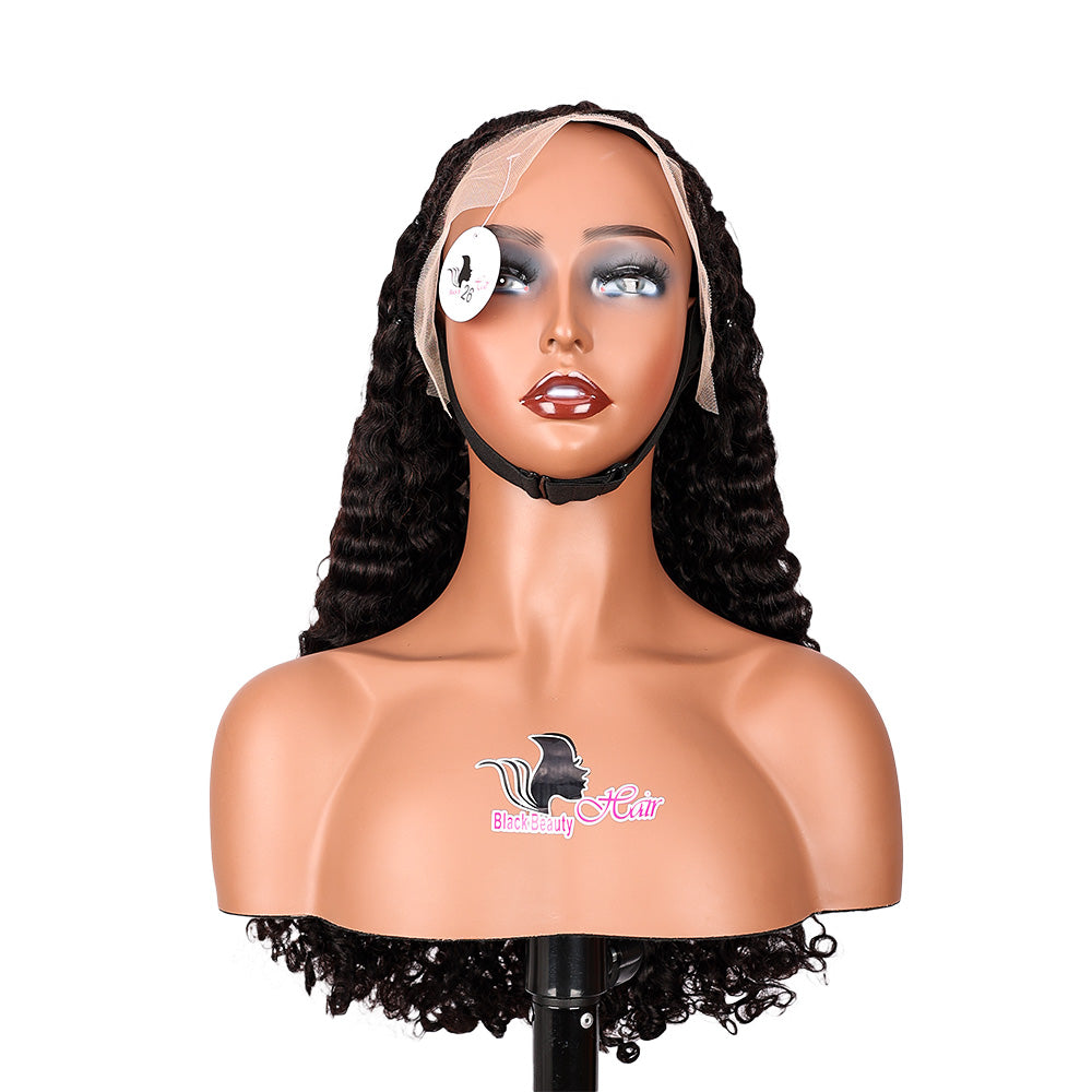 Black Beauty Hair13×4 SDD  Fumi  transparent lace Frontal Wig Vietnam raw hair SDD romance curl braid natural color