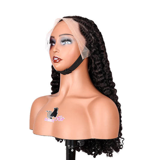 Black Beauty Hair13×4 SDD  Fumi  transparent lace Frontal Wig Vietnam raw hair SDD romance curl braid natural color