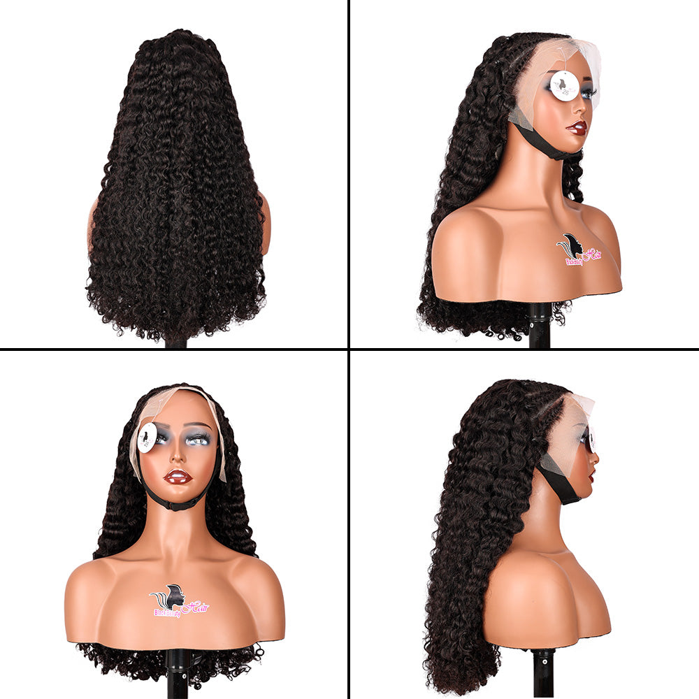 Black Beauty Hair13×4 SDD  Fumi  transparent lace Frontal Wig Vietnam raw hair SDD romance curl braid natural color