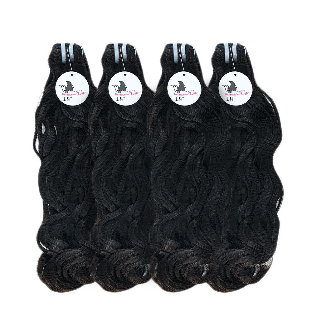 Black Beauty Hair india baby curly  raw hair natural color bundle Human Hair Bundles SDD BUNDELS 4 Bundles