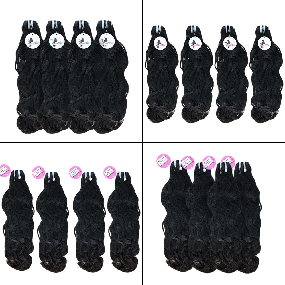 Black Beauty Hair india baby curly  raw hair natural color bundle Human Hair Bundles SDD BUNDELS 4 Bundles