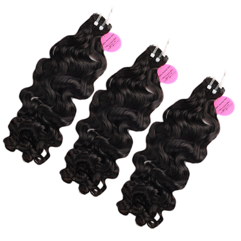 Black Beauty Hair bouncy india  raw hair natural color bundle Human Hair Bundles SDD BUNDELS 3 Bundles
