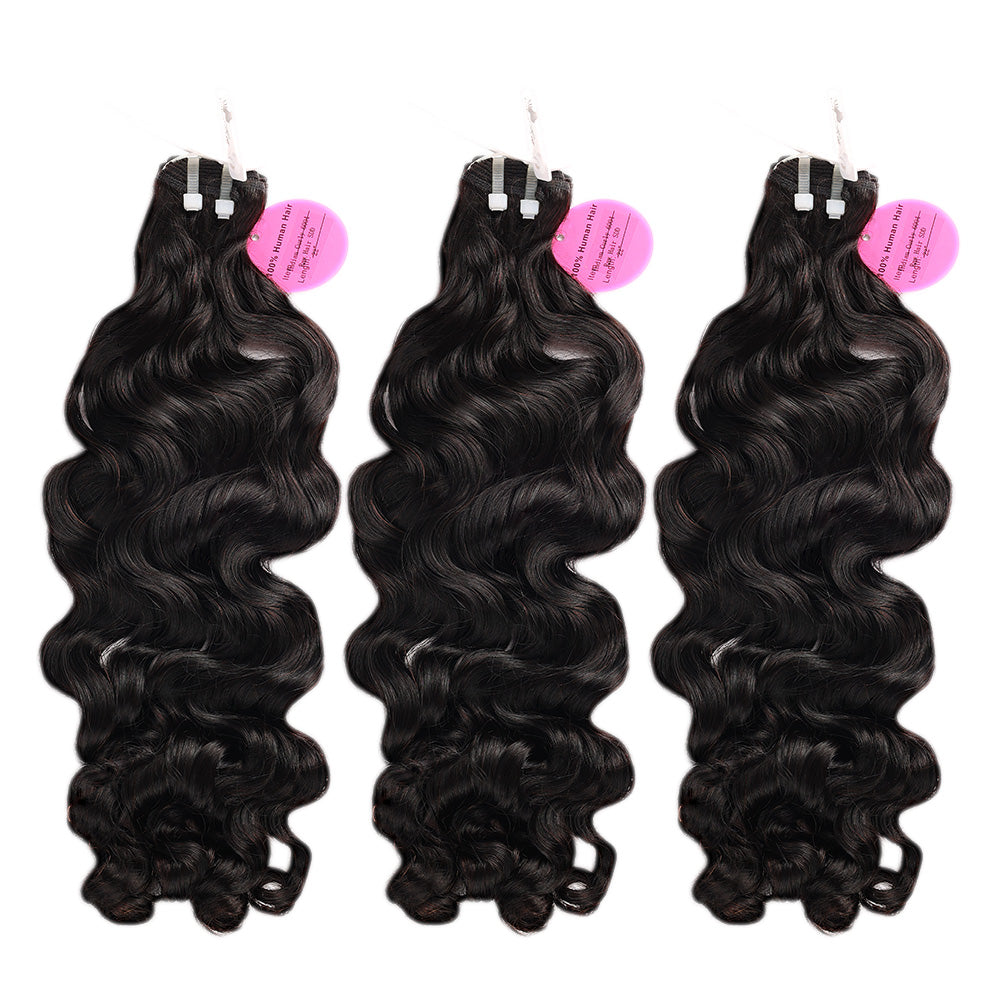 Black Beauty Hair bouncy india  raw hair natural color bundle Human Hair Bundles SDD BUNDELS 3 Bundles