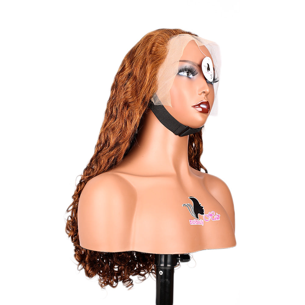 Black Beauty Hair13×4 SDD Fumi transparent lace Frontal Wig Vietnam raw hair SDD romance curl Brown