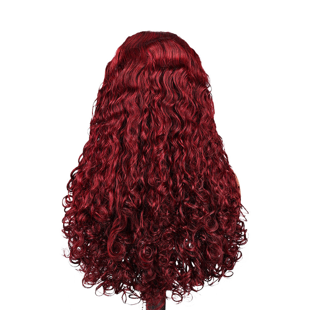 Black Beauty Hair13×4 SDD Fumi transparent lace Frontal Wig Vietnam raw hair SDD romance curl 99J
