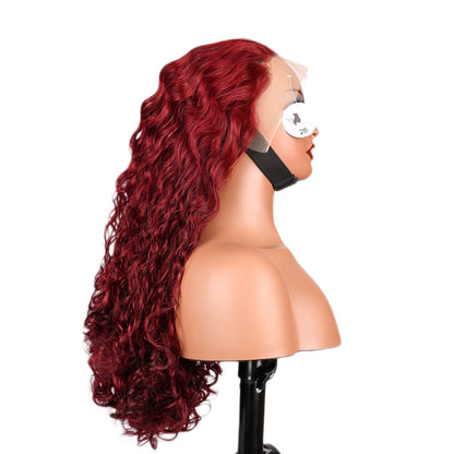 Black Beauty Hair13×4 SDD Fumi transparent lace Frontal Wig Vietnam raw hair SDD romance curl 99J