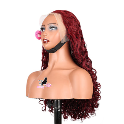 Black Beauty Hair13×4 SDD Fumi transparent lace Frontal Wig Vietnam raw hair SDD romance curl 99J