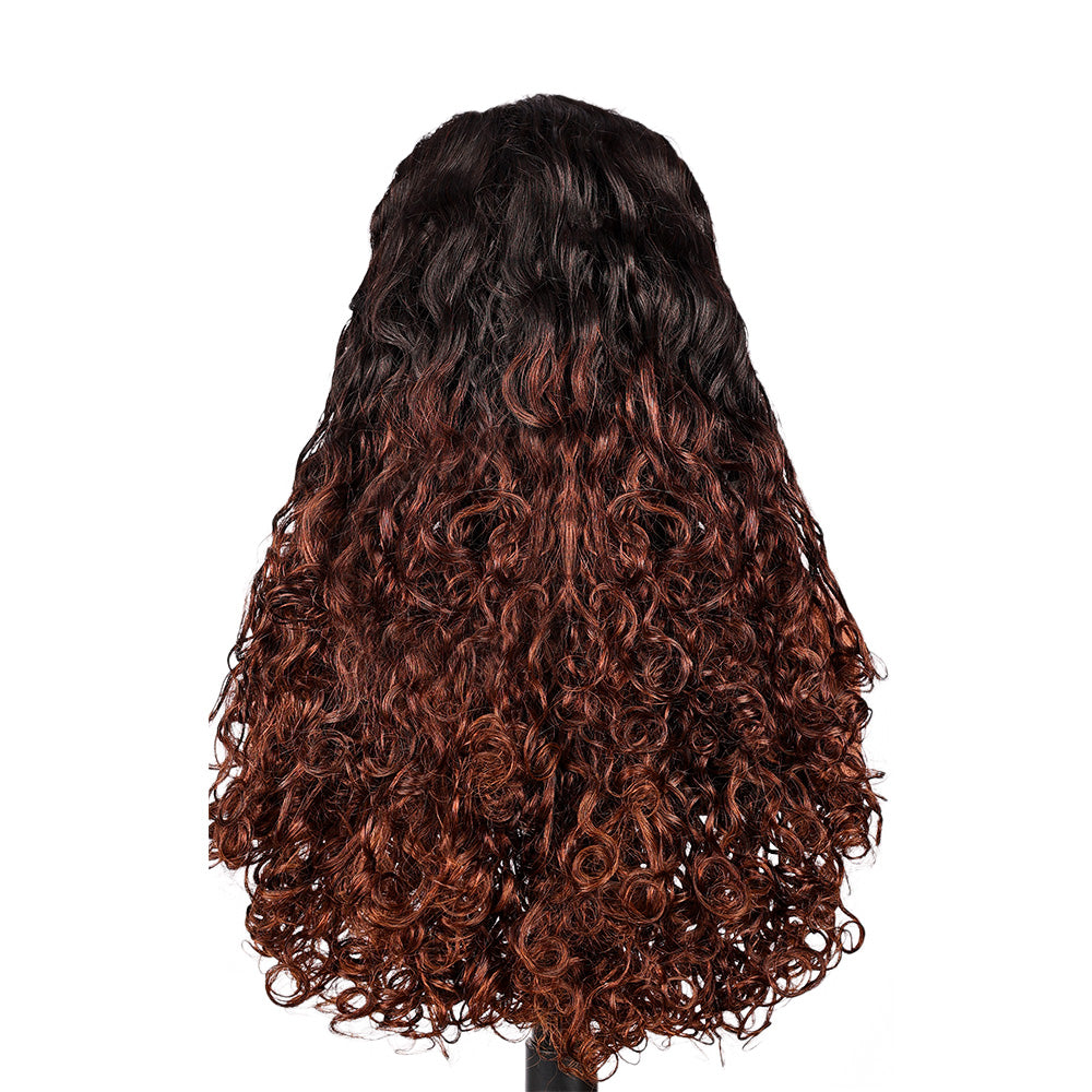 Black Beauty Hair13×4 SDD  Fumi  transparent lace Frontal Wig Vietnam raw hair SDD romance curl black and brown