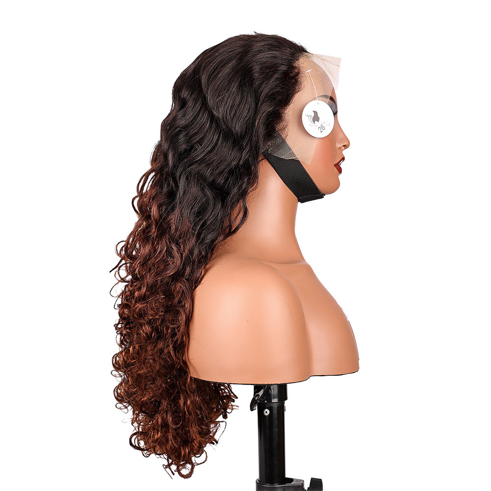 Black Beauty Hair13×4 SDD  Fumi  transparent lace Frontal Wig Vietnam raw hair SDD romance curl black and brown