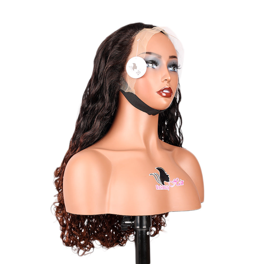 Black Beauty Hair13×4 SDD  Fumi  transparent lace Frontal Wig Vietnam raw hair SDD romance curl black and brown