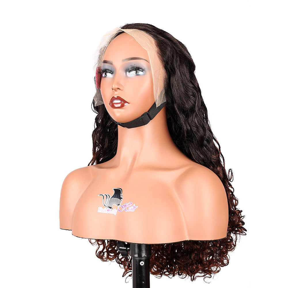 Black Beauty Hair13×4 SDD  Fumi  transparent lace Frontal Wig Vietnam raw hair SDD romance curl black and brown