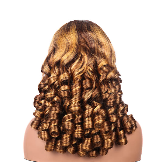 Black Beauty Hair Bouncy Loose Wave 5x5 Lace Closure Wig 100% Human Hair Pre-Plucked  Vietnamese real hair Hair Transparent Lace For Women