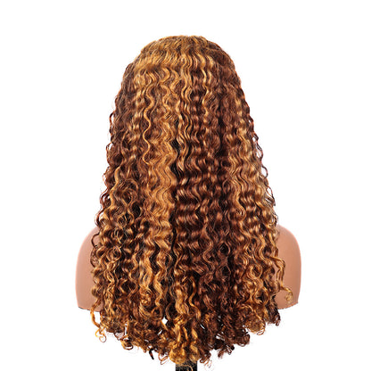 Black Beauty Hair 250% Density Piano Color 13x4 Lace Frontal  Human Hair Wigs for Women Romance Curl  Remy Human Hair Wigs