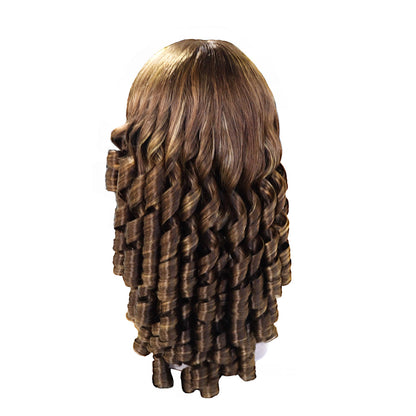 Black Beauty Hair 13X4 LACE Raw Hair SDD 350% Density Funmi wig P4/27  bouncy A Wig