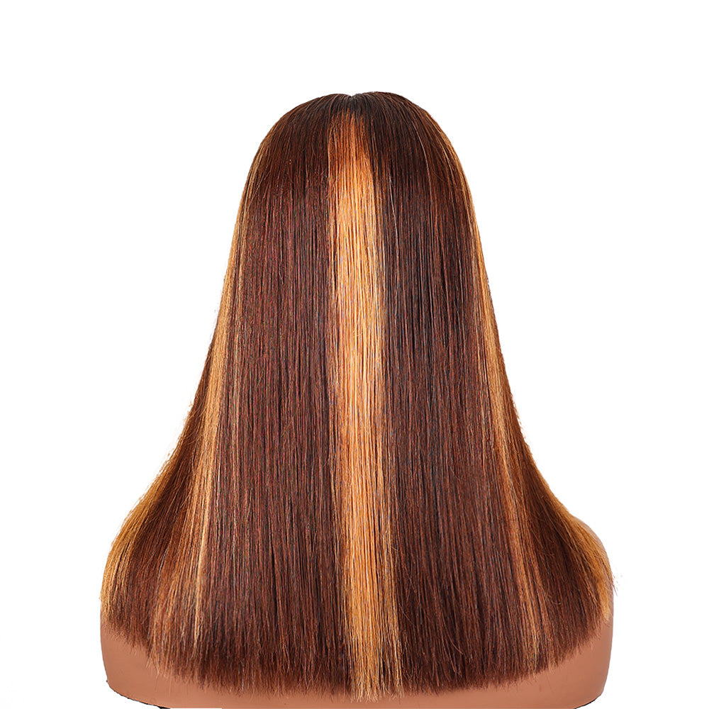 Black Beauty Hair  TikTok Instagram Facebook Fan Exclusive 13X4 DD Straight Highlight Lace Front Human Hair