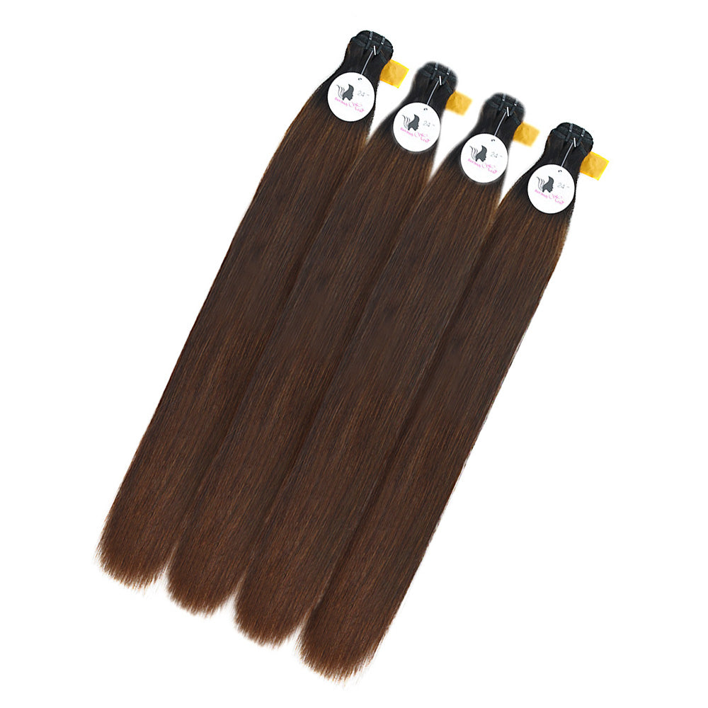 Black Beauty Hair Straight Vietnam bundle Human Hair Bundles SDD BUNDELS 4 Bundles Black And Reddish Brown