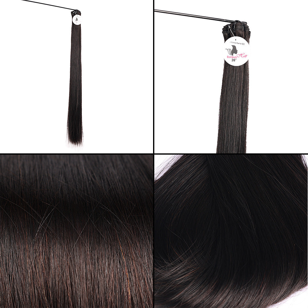 Black Beauty Hair Straight Remy Hair Human Hair Bundles SDD